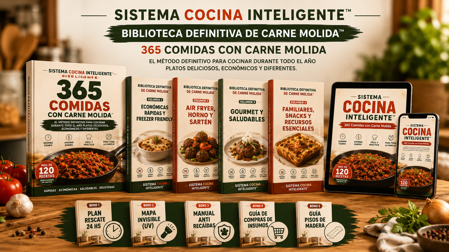 🥙 COMBO 5X1: Biblioteca de Carne molida